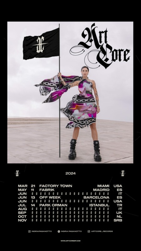 Indira Paganotto plans upcoming ARTCORE tour, starting with Miami Music WeekARTCORE SHOWCASEGLOBALART STORY 22JAN 1